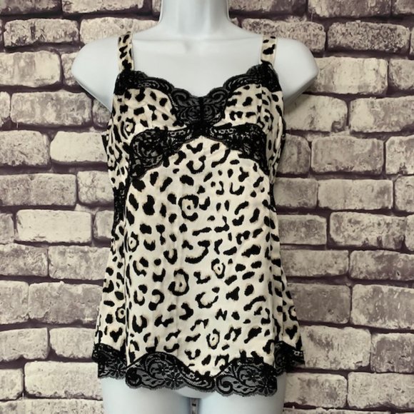 White House Black Market Tops - White House Black Market Animal Print Tank